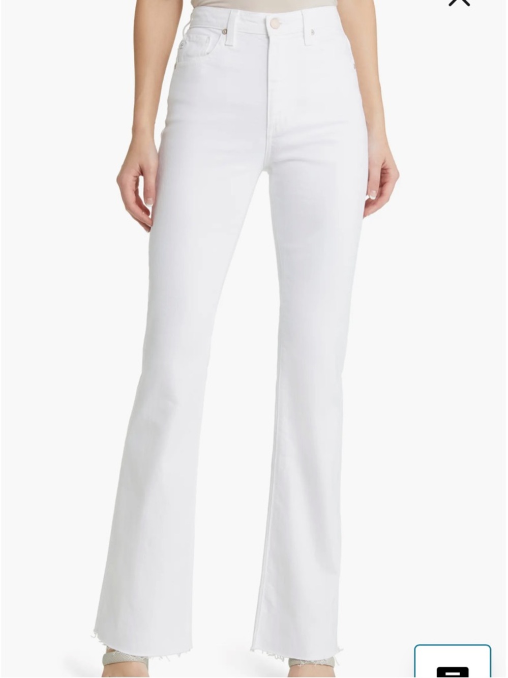 AG jean ALEXXIS Boot cut high rise vintage fit white jeans nwt SZ 29 denim